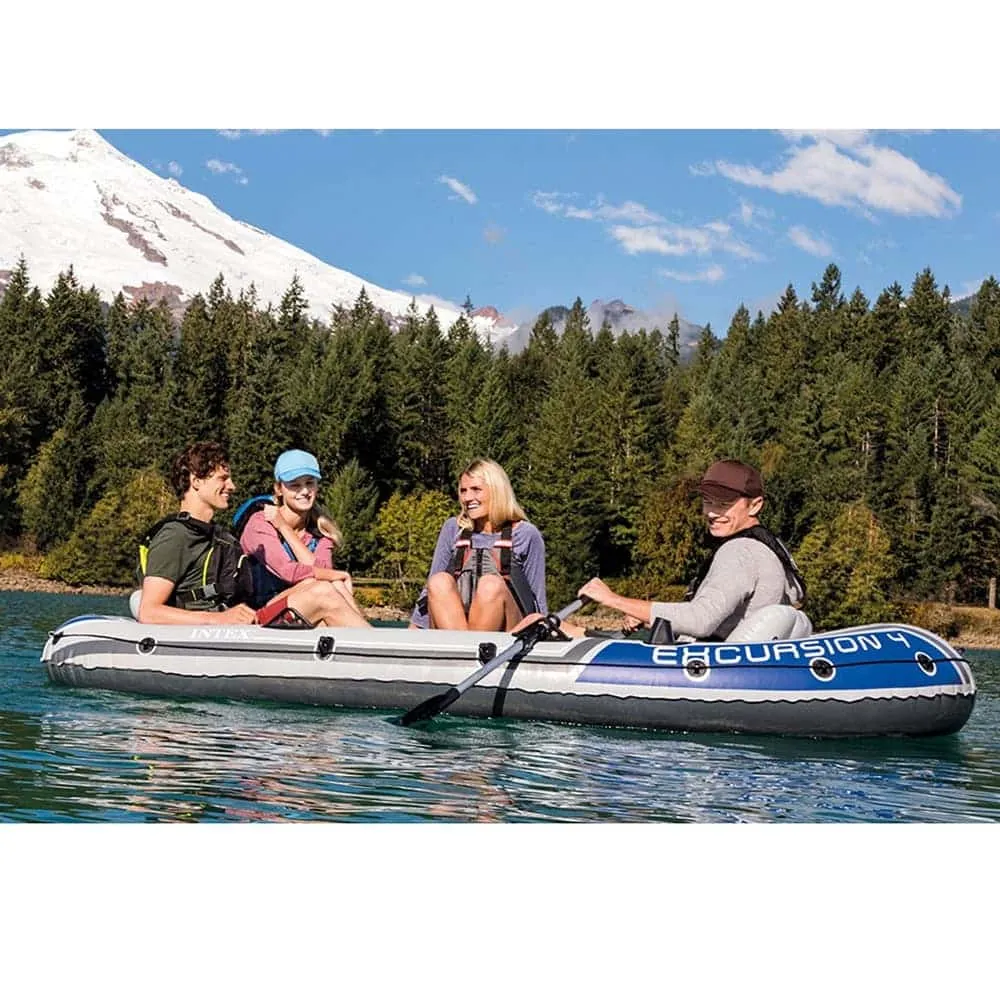 充氣橡皮艇連漿 Excursiontm 4 Boat Set With 54" Aluminum Oars