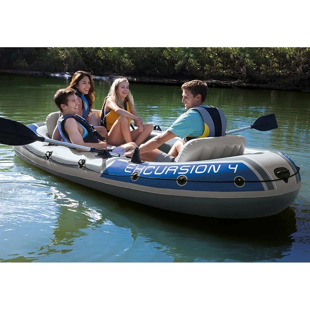 充氣橡皮艇連漿 Excursiontm 4 Boat Set With 54" Aluminum Oars