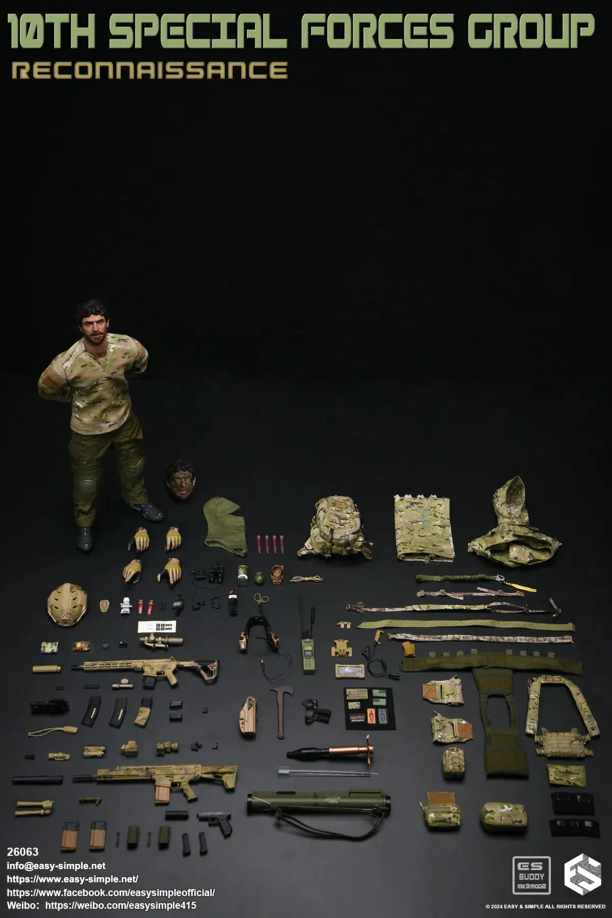10th SFG Reconnaissance - Multicam Backpack