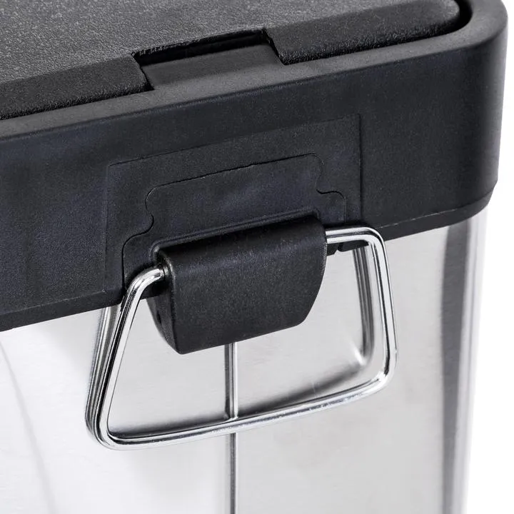 8L RECTANGULAR SS STEP CAN