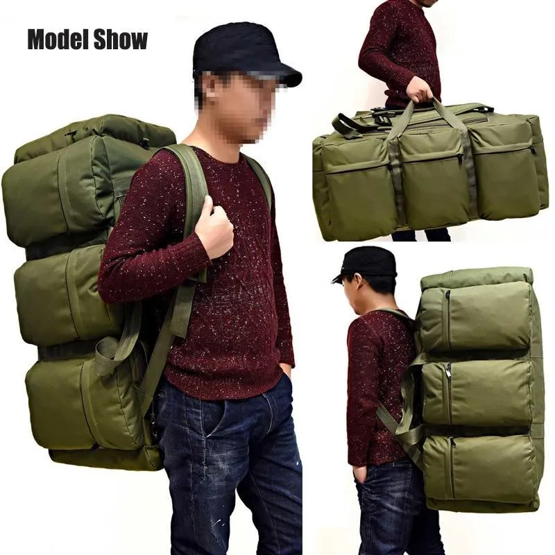 90L Large Capacity Men's Military Tactical Waterproof Backpack
