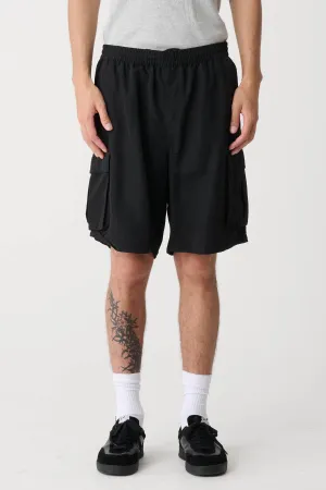 91 NYLON CARGO SHORT - BLACK