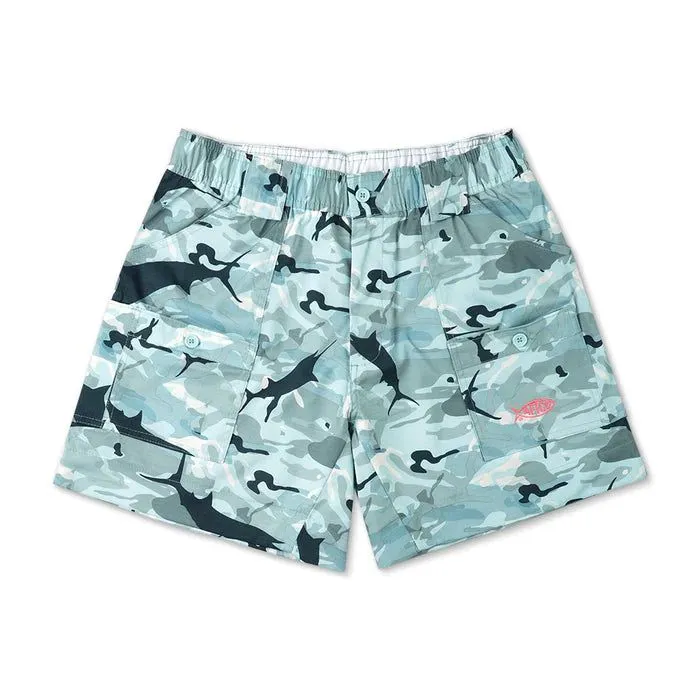 Aftco 6" Camo Original Fishing Shorts