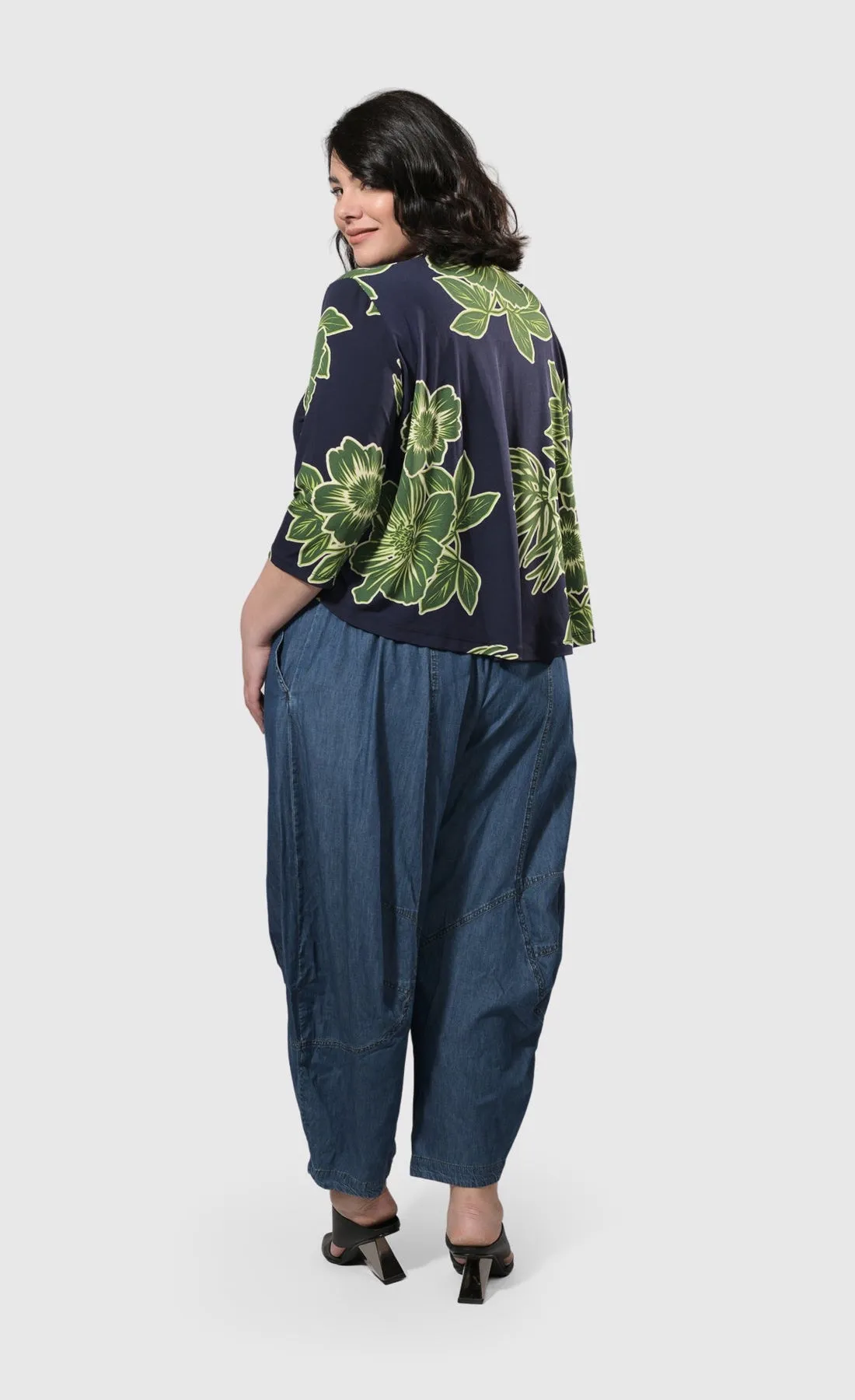 Alembika Denim Blue Everywhere Wide-Leg Pants