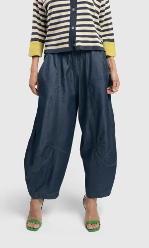 Alembika Denim Blue Everywhere Wide-Leg Pants