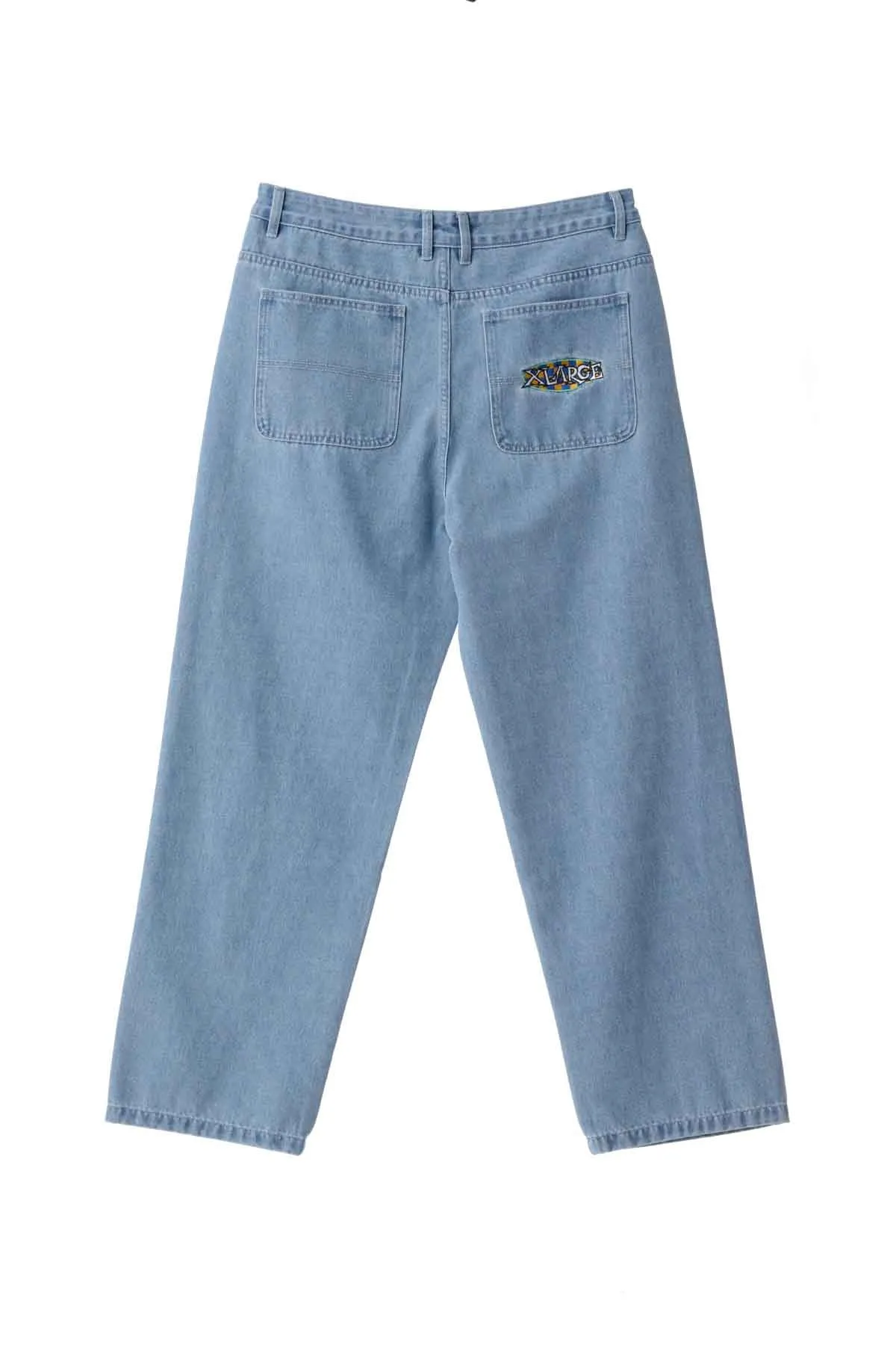 ART EMB BULL DENIM 91 PANT - MID BLUE