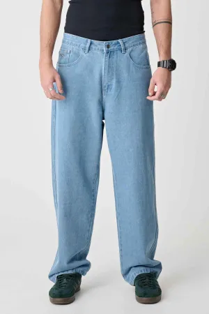 ART EMB BULL DENIM 91 PANT - MID BLUE