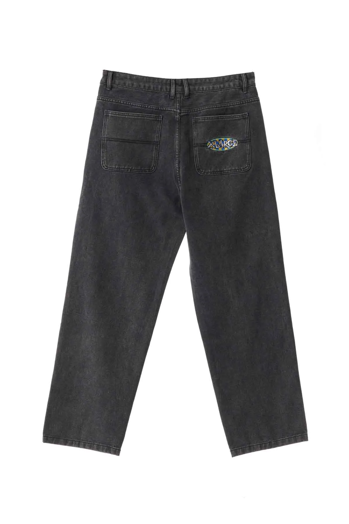 ART EMB BULL DENIM 91 PANT - PEPPER