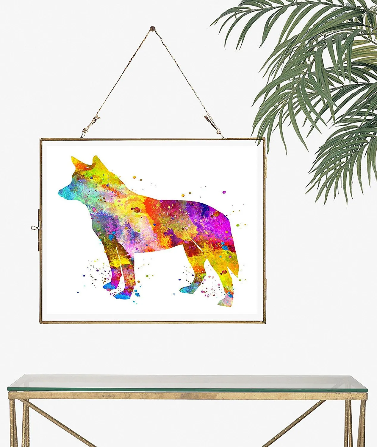Australian Cattle Dog Watercolor Art Print - Unframed