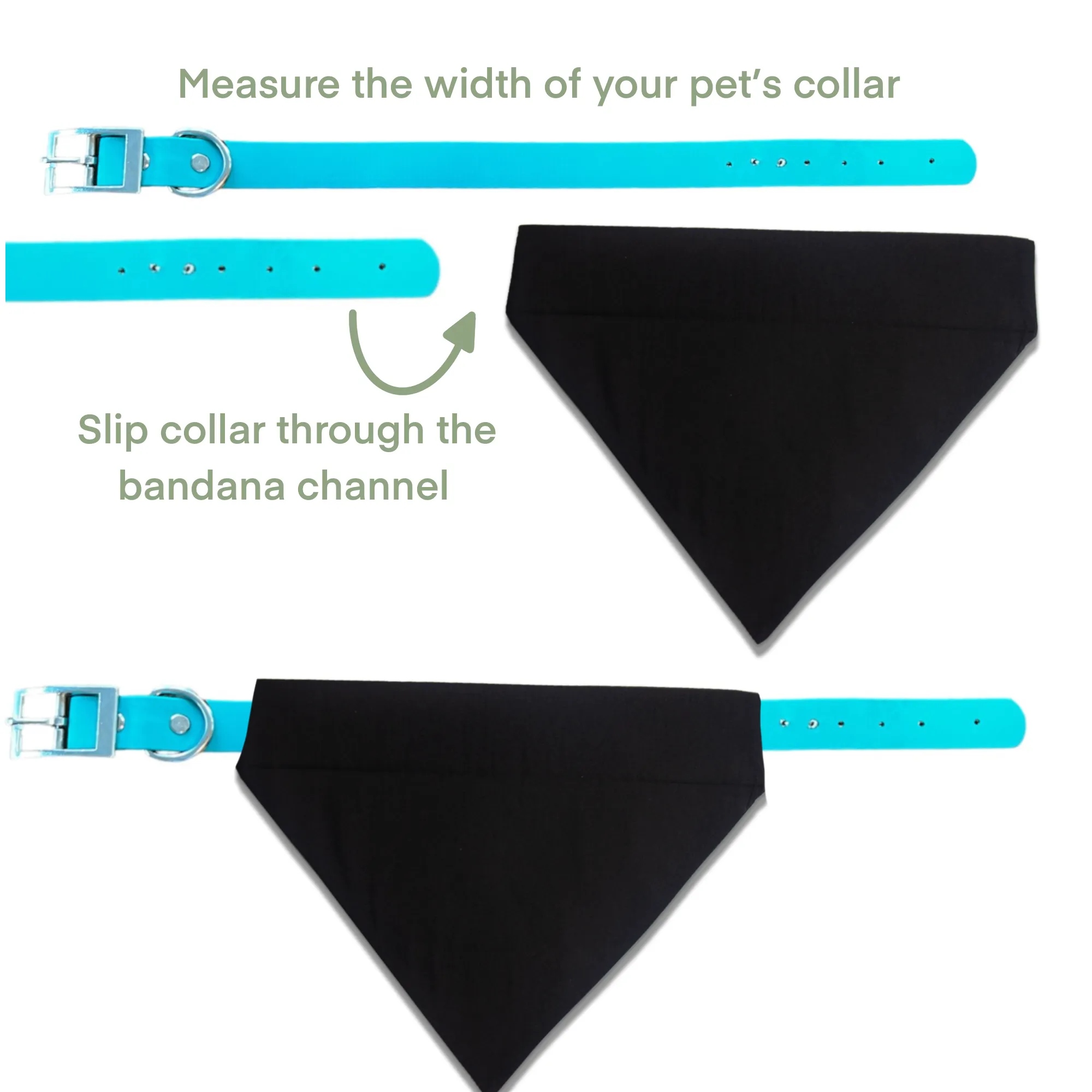 Avocado Slip On Bandana