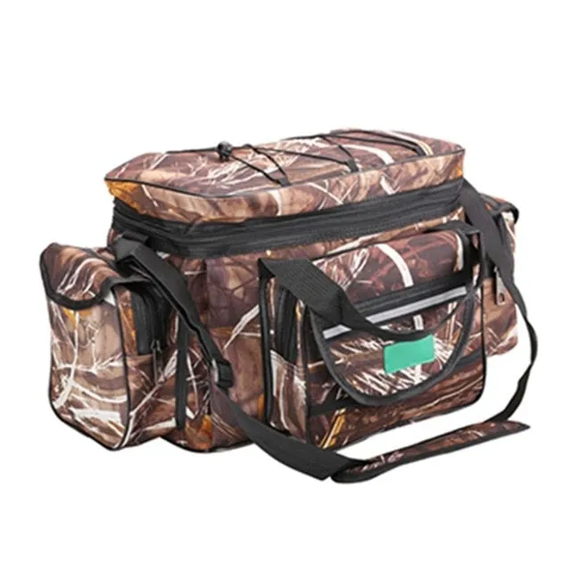 Bag Gear Professional service Pocket Multi-function Fishing Storage Pack Large-capacity Valentine's Day discount Shoulder Tool Messenger Durable Waterproof Bags