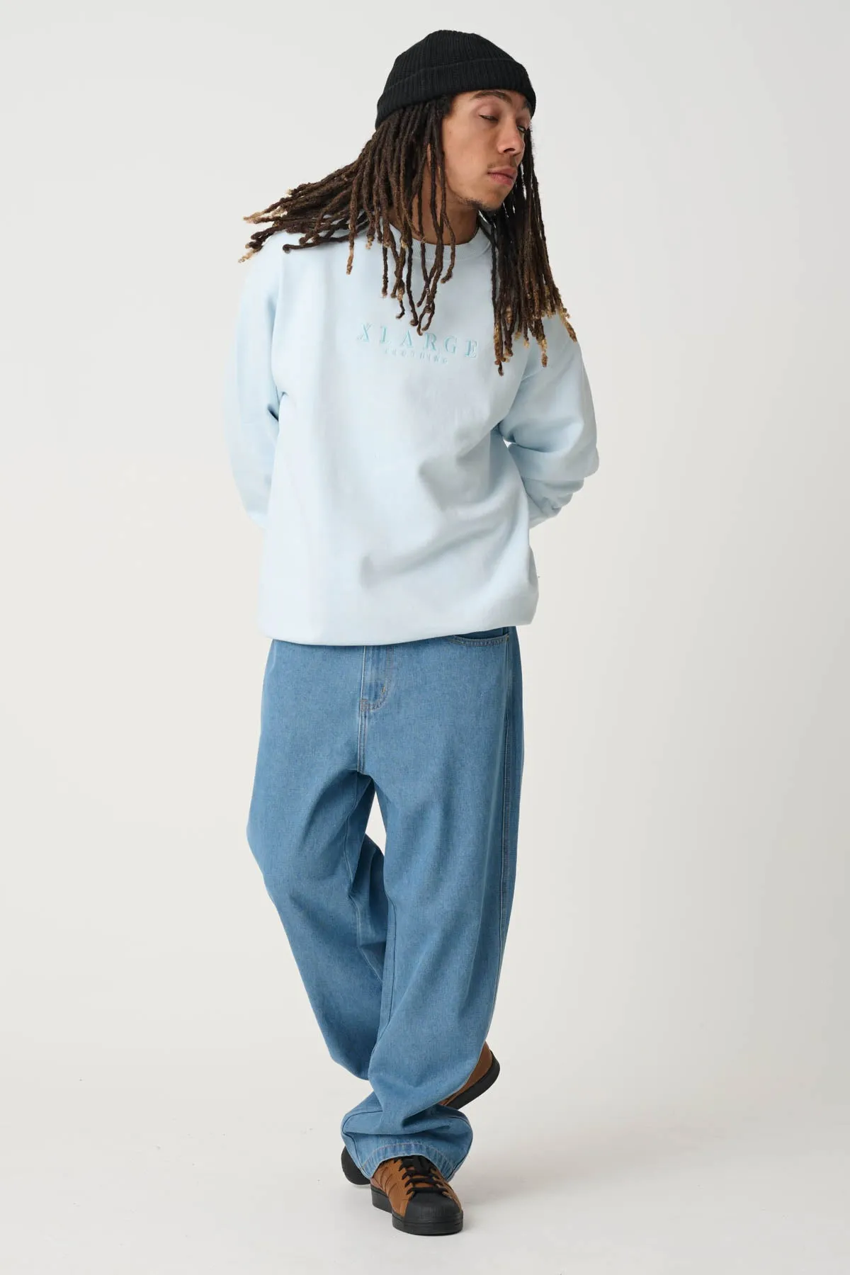 BAGGY BULL DENIM 91 PANT - MID BLUE