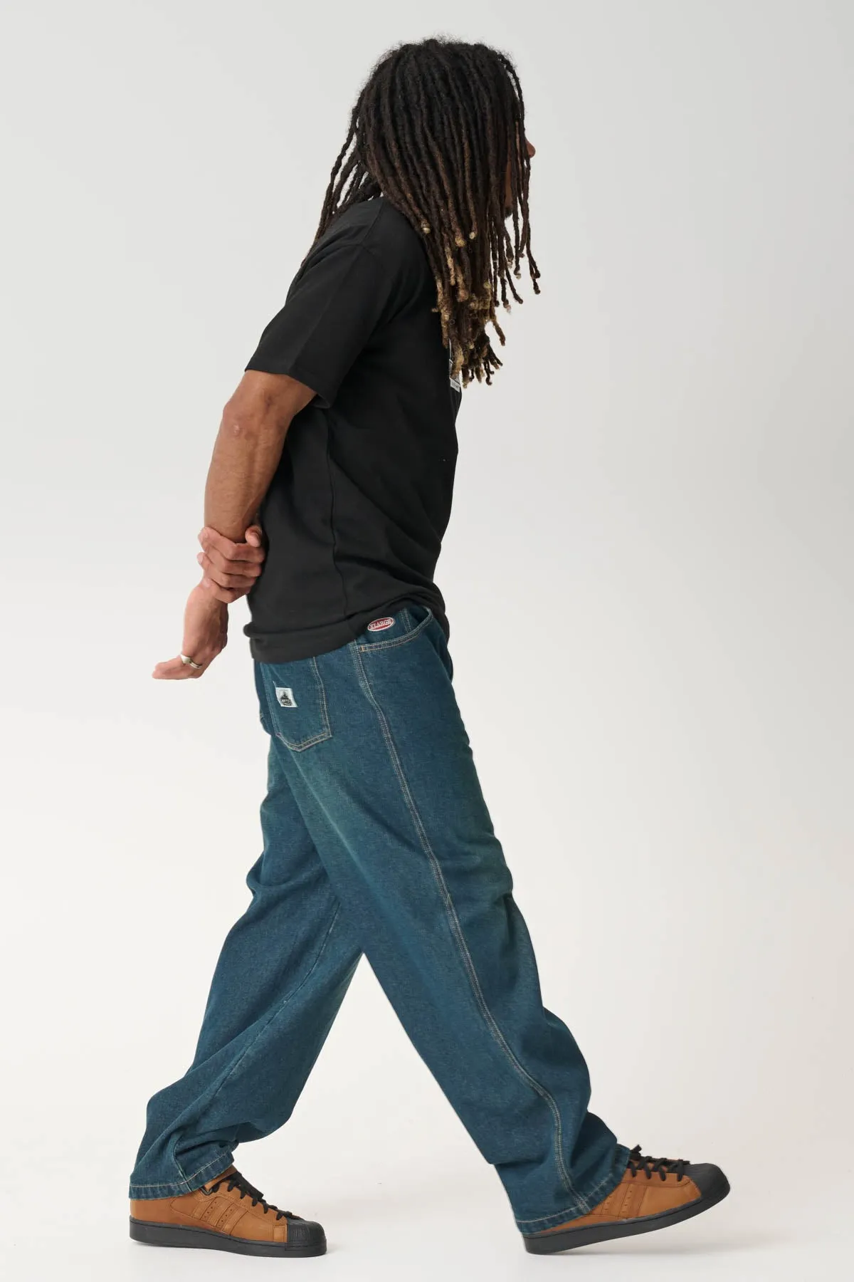 BAGGY BULL DENIM 91 PANT - SWAMP