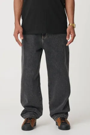 BAGGY BULL DENIM 91 PANT - WASHED BLACK