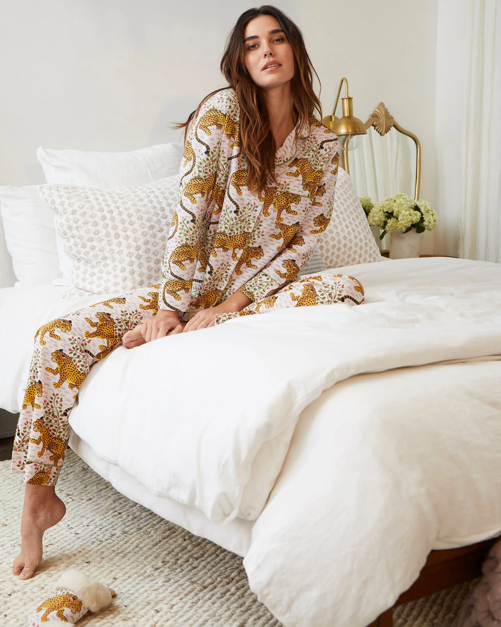 Bagheera - Petite Long PJ Set - Blush