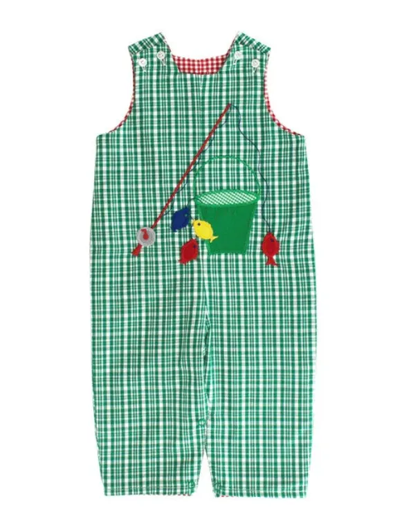 Bailey Boys Reversible John John - Fishing Bucket