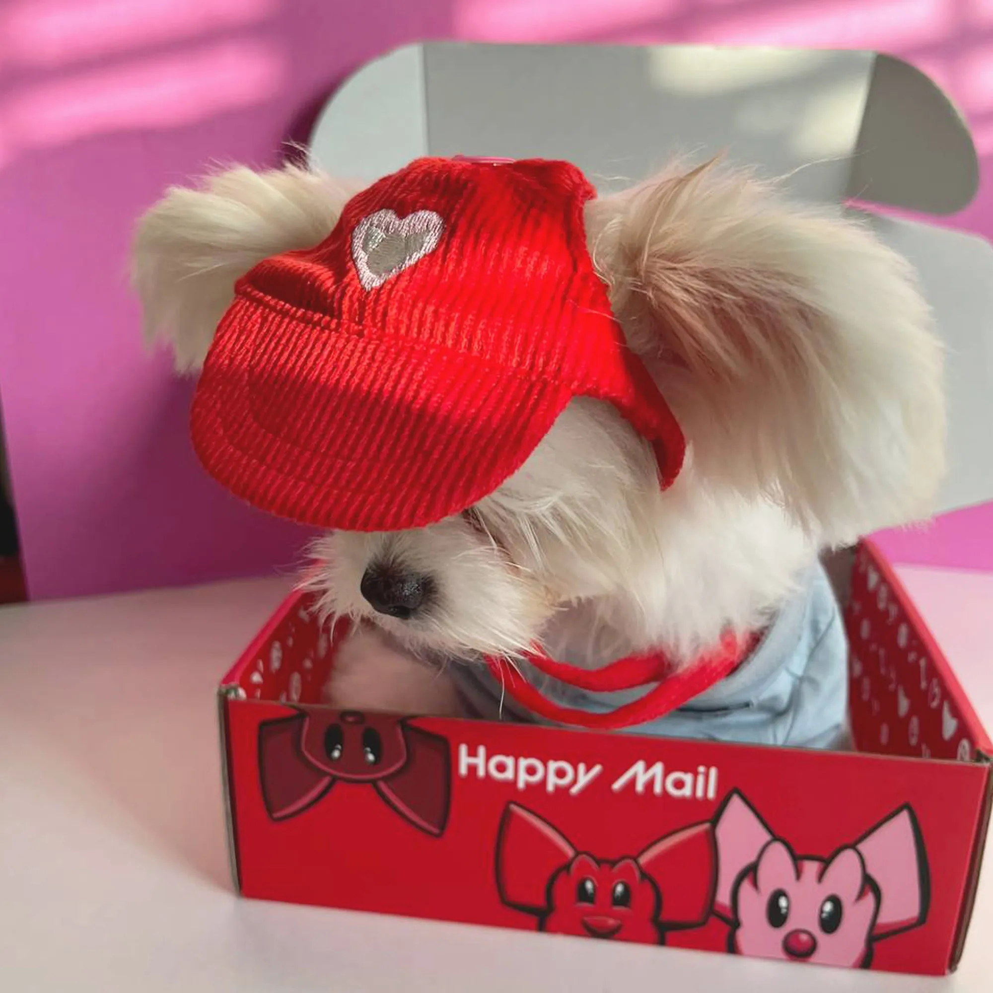 Barker at Heart Pet Sun Hat | Sun Protection | Toy Doggie Brand