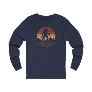 Bigfoot Sunset  Unisex Jersey Long Sleeve Tee