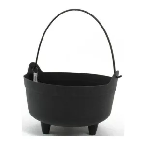 Black Cauldron Decoration 34cm