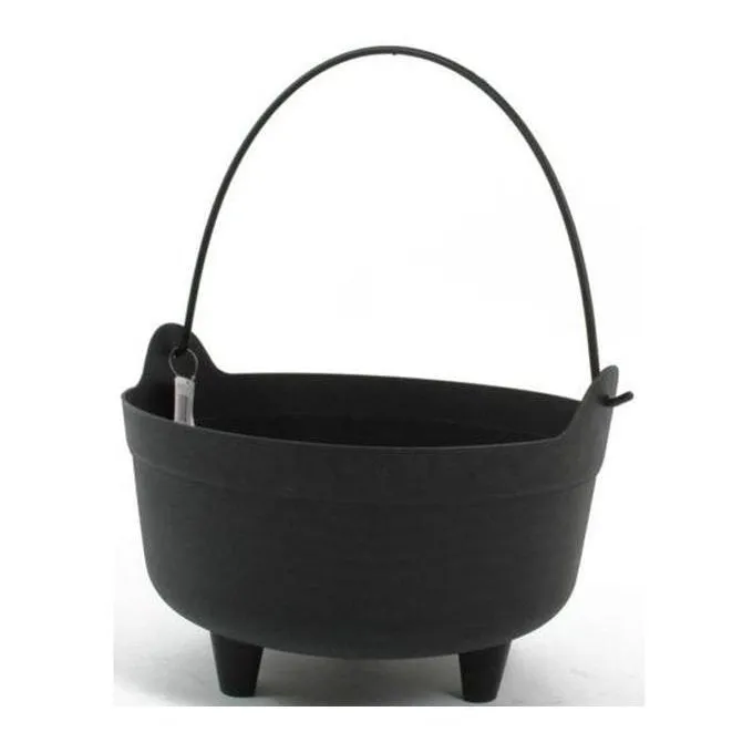 Black Cauldron Decoration 34cm