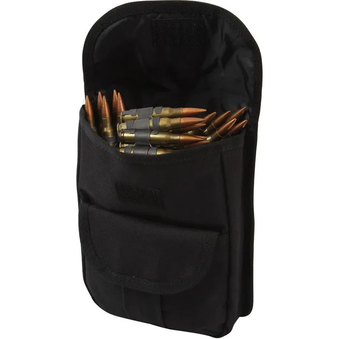 Black - Tactical MOLLE 2 Pocket Ammo Pouch
