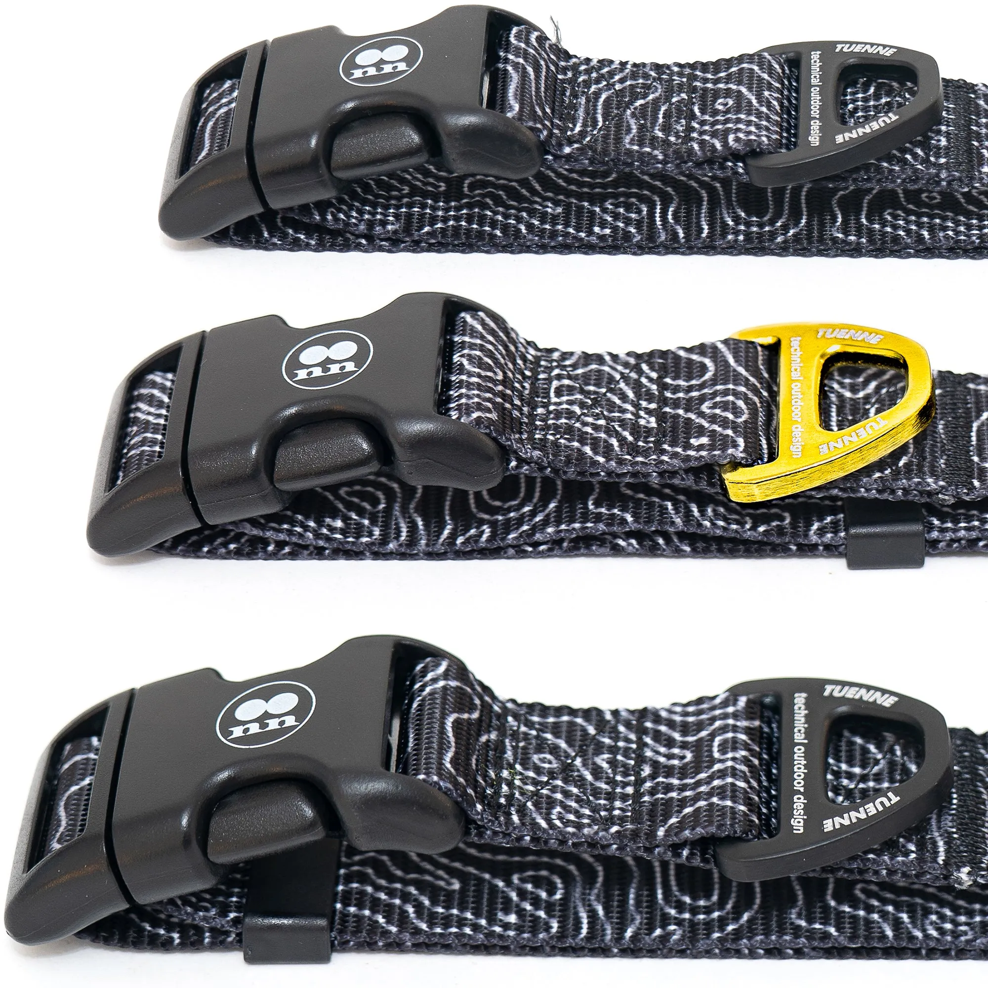 Black Topographic Collar
