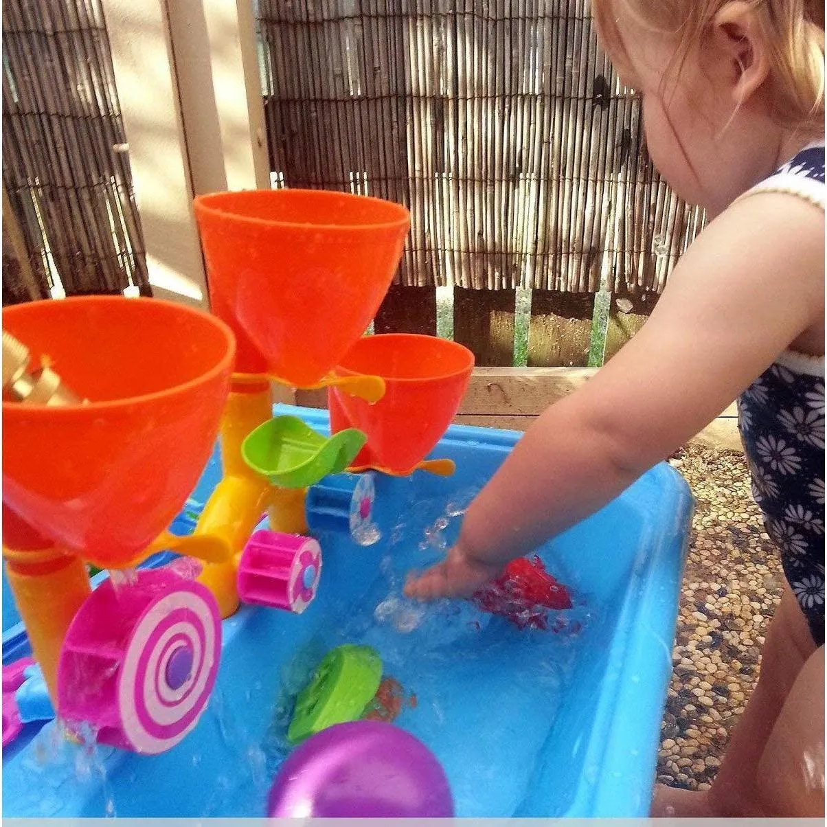 Blue Sand and Water Table Garden Sandpit Play Set