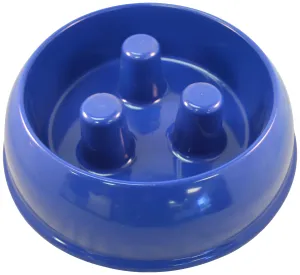Brake-Fast Medium Original Slow Feed Dog Bowl - 100% Recycled Plastic, BPA-Free
