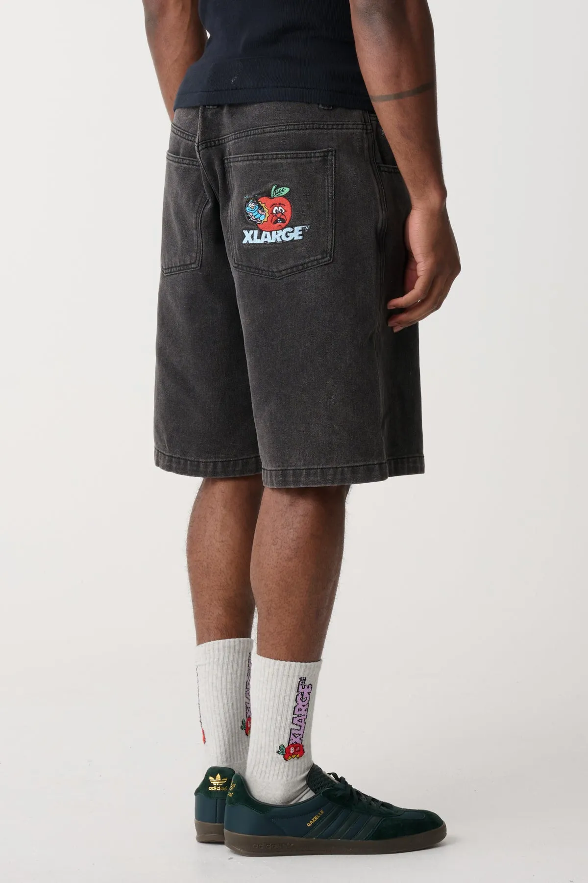 BULL DENIM 91 EMB SHORT - PEPPER