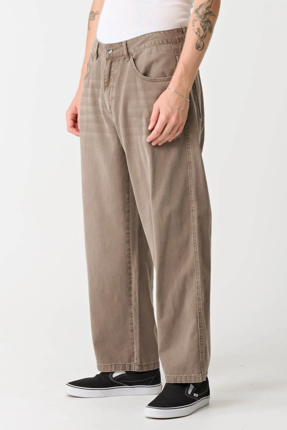 BULL DENIM 91 PANT - WORN BROWN