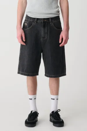 BULL DENIM 91 SHORT - WASHED BLACK