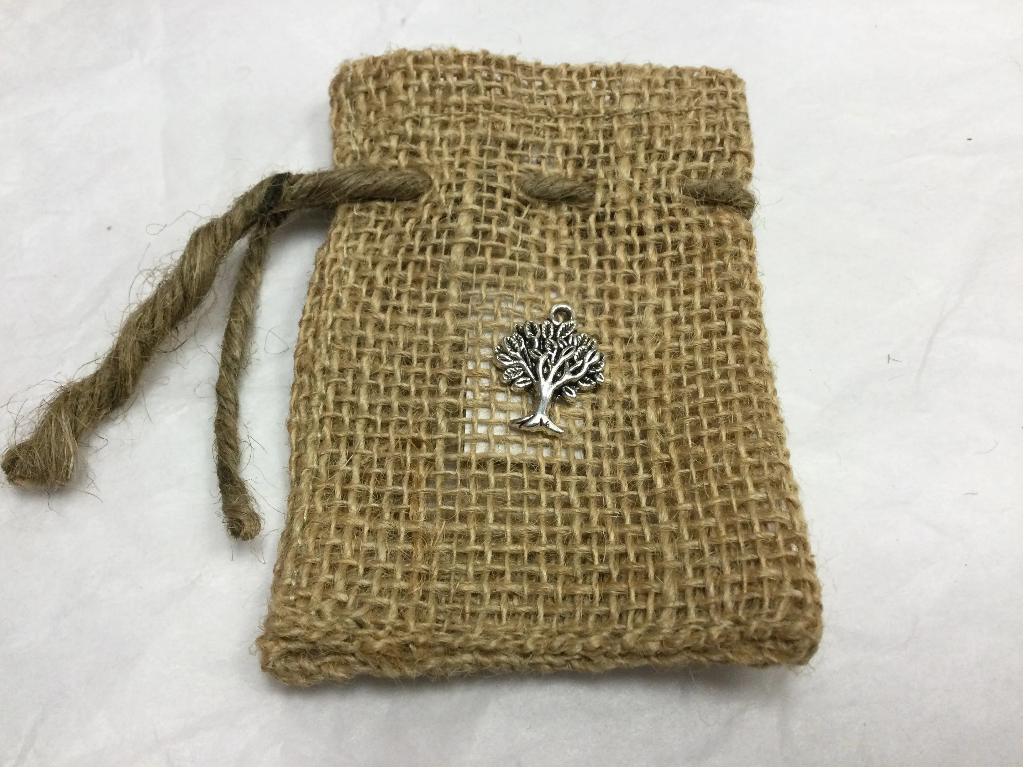 Burlap Twine Pouches
