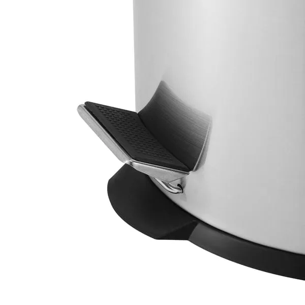 Casa Roma 20L Stainless Steel Pedal Bin Silver KB7035-20LS