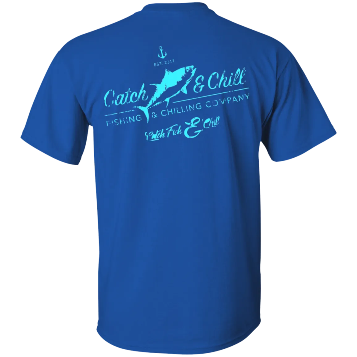 CATCH FISH & CHILL VT WATERMEN TEE