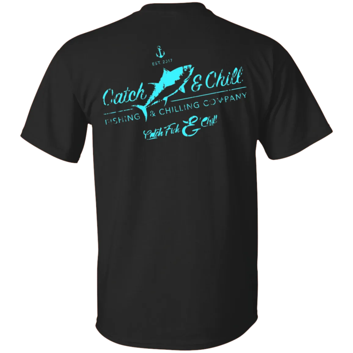 CATCH FISH & CHILL VT WATERMEN TEE