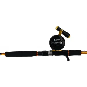 Catch Pro Series JGX7000   Acid Wrap Jigging Combo with Braid 40kg Drag 5ft 2in 1 Piece 200-400 gram