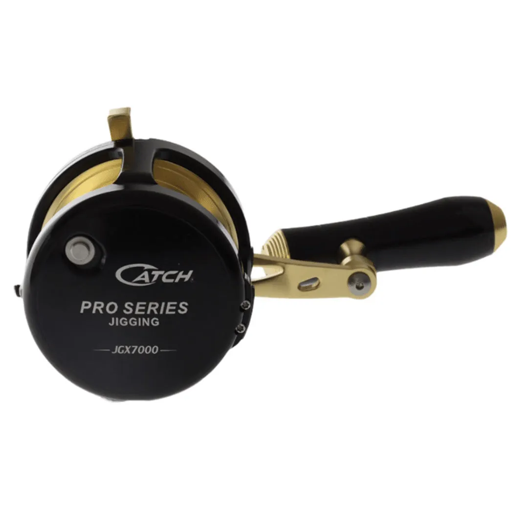 Catch Pro Series JGX7000   Acid Wrap Jigging Combo with Braid 40kg Drag 5ft 2in 1 Piece 200-400 gram