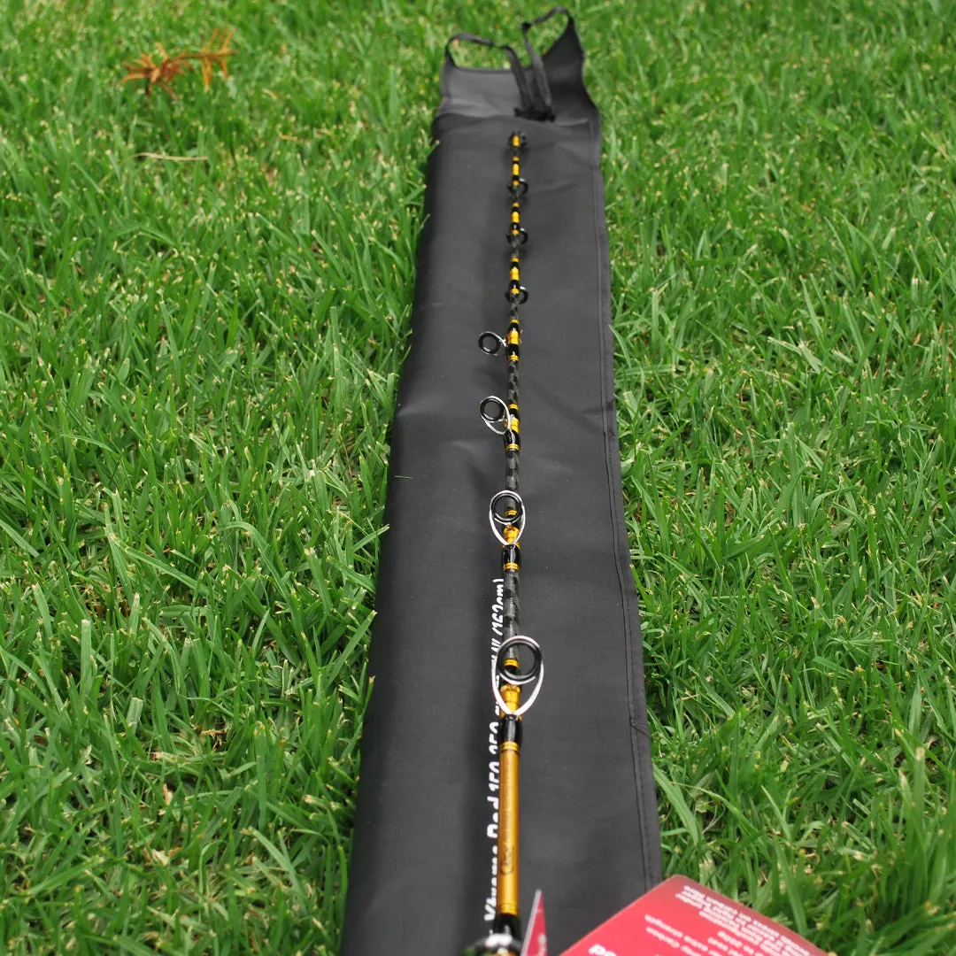 Catch Pro Series JGX7000   Acid Wrap Jigging Combo with Braid 40kg Drag 5ft 2in 1 Piece 200-400 gram