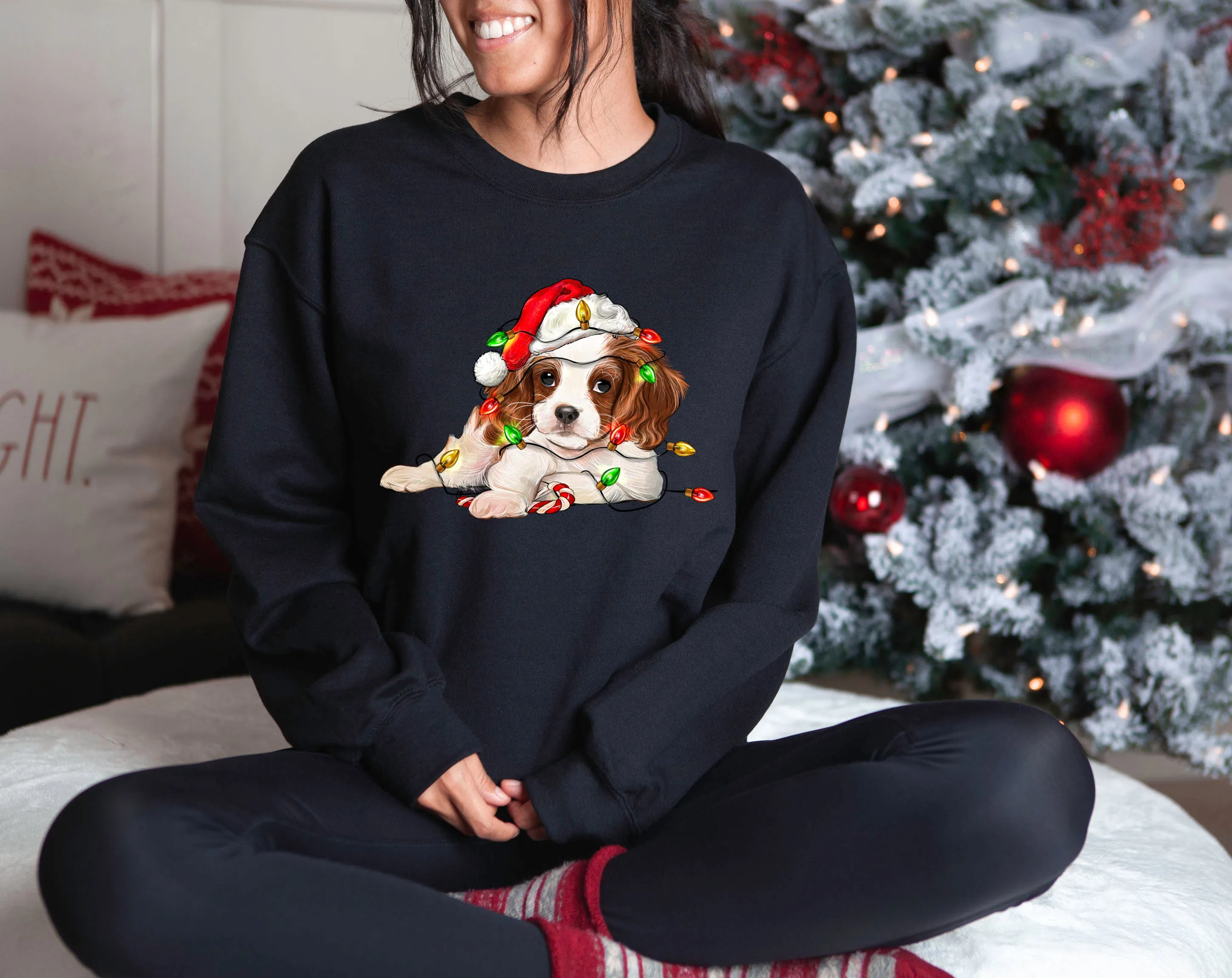 Christmas Cavalier King Charles Spaniel Sweatshirt