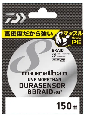 DAIWA UVF Morethan Dura Sensor 8 Fishing Line Braid - 150m
