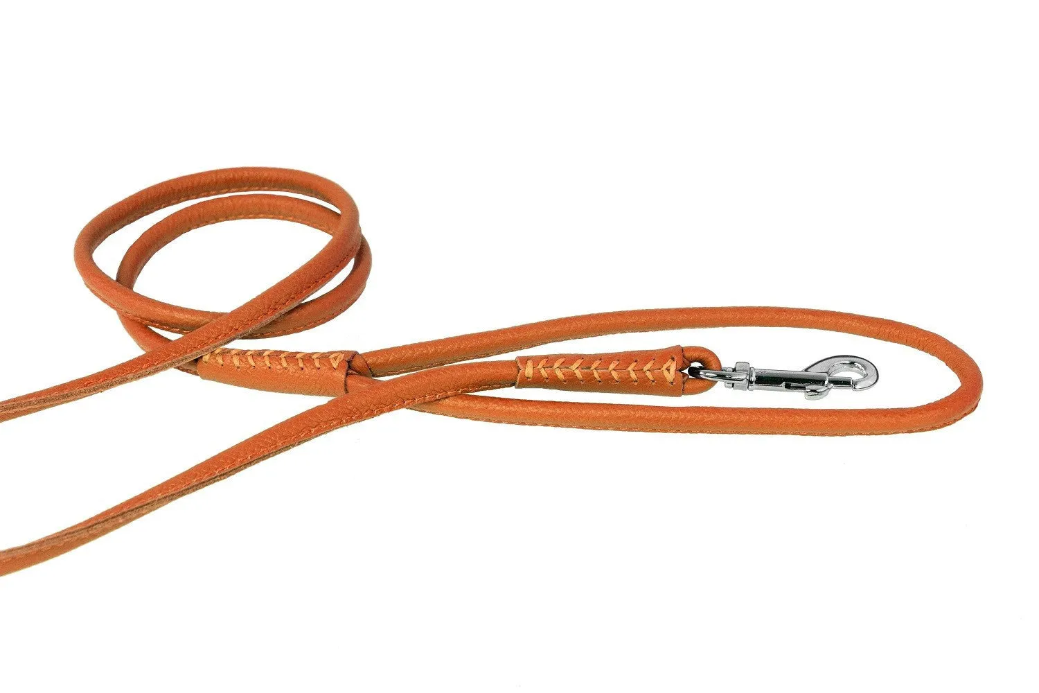 Dog Bar Soft Leather Rolled Leashes