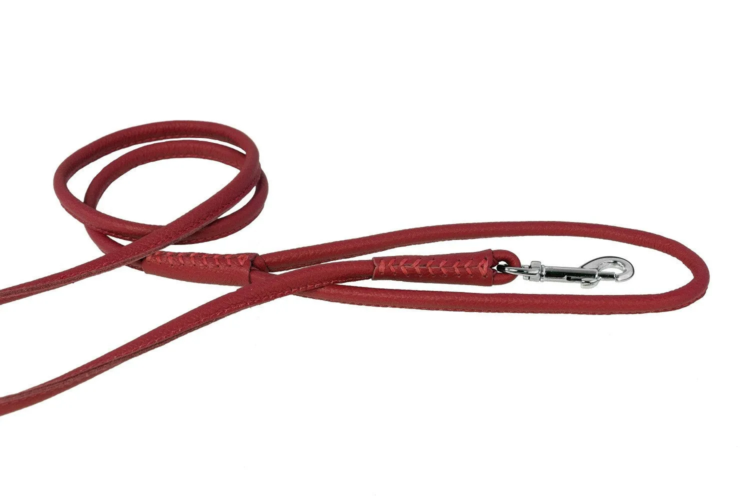 Dog Bar Soft Leather Rolled Leashes