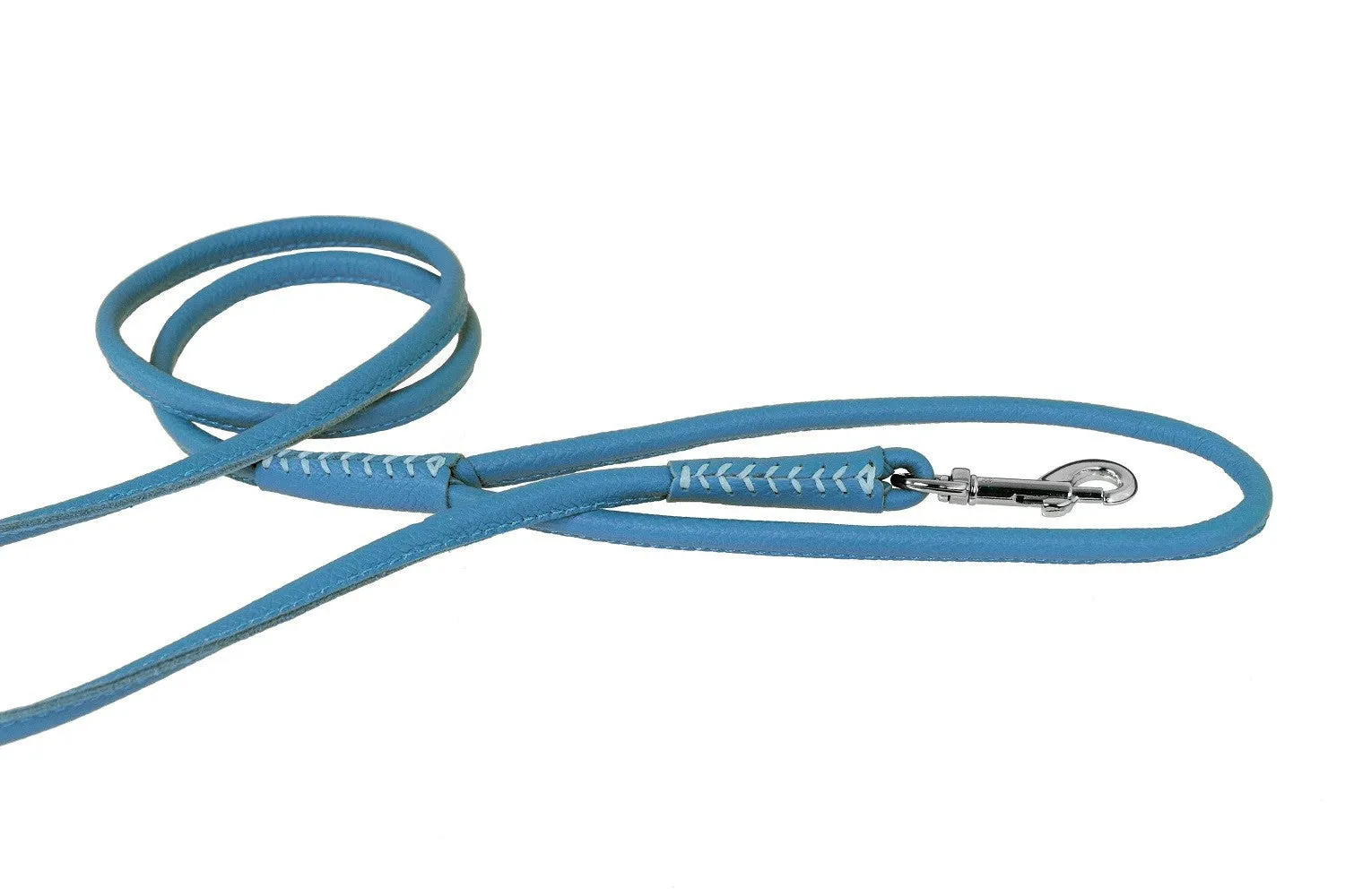 Dog Bar Soft Leather Rolled Leashes