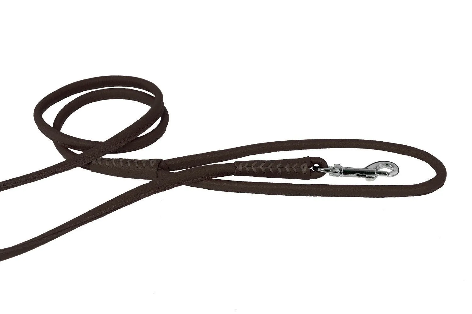 Dog Bar Soft Leather Rolled Leashes