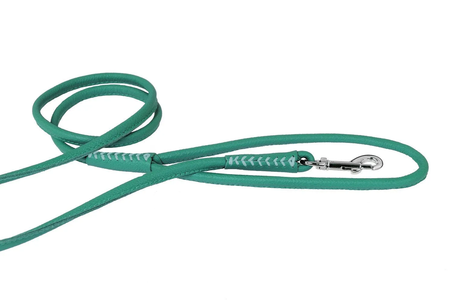 Dog Bar Soft Leather Rolled Leashes
