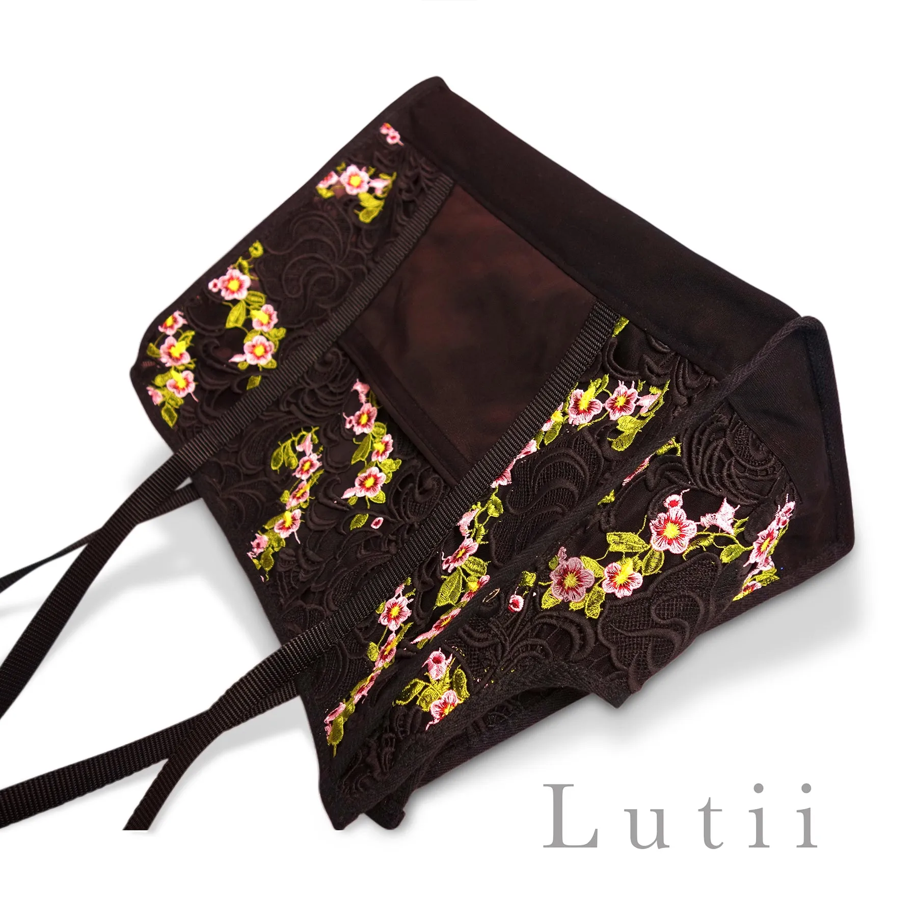 dog carrier, non-overheating, spring/summer lightweight lace pet tote "Italian Job"