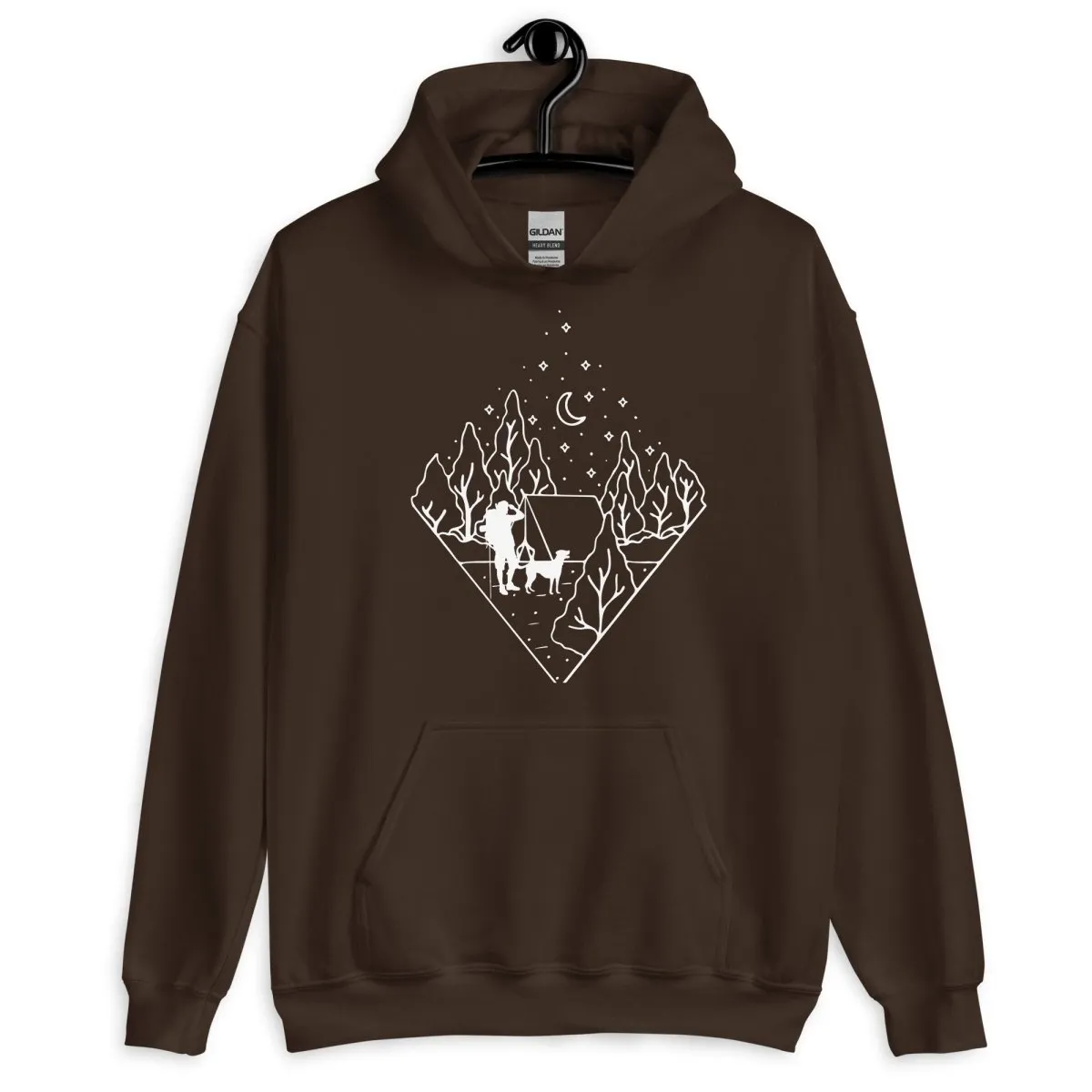 Dog Dad Camping Hoodie