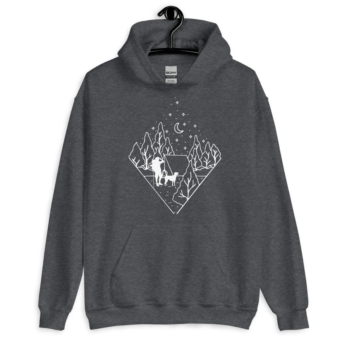 Dog Dad Camping Hoodie