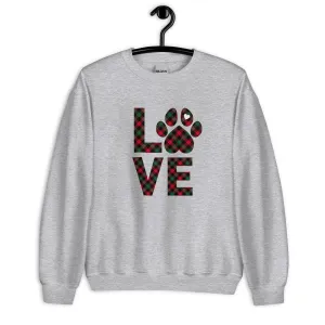 Dog LOVE Christmas Sweatshirt