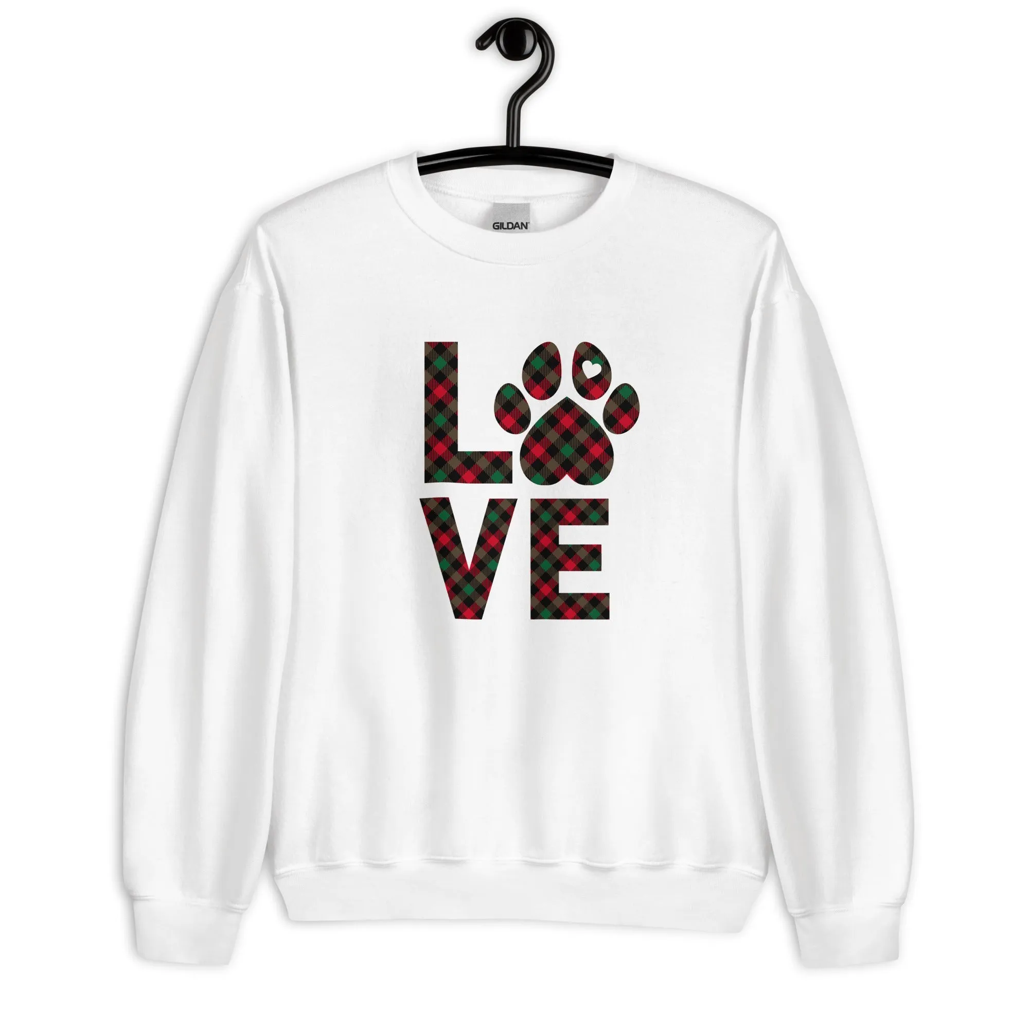 Dog LOVE Christmas Sweatshirt